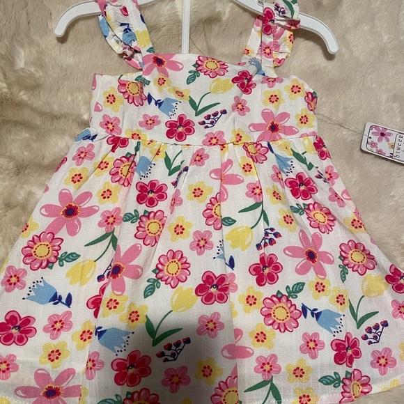 Floral Sundress with Ruffle Straps - Picture 3 of 7